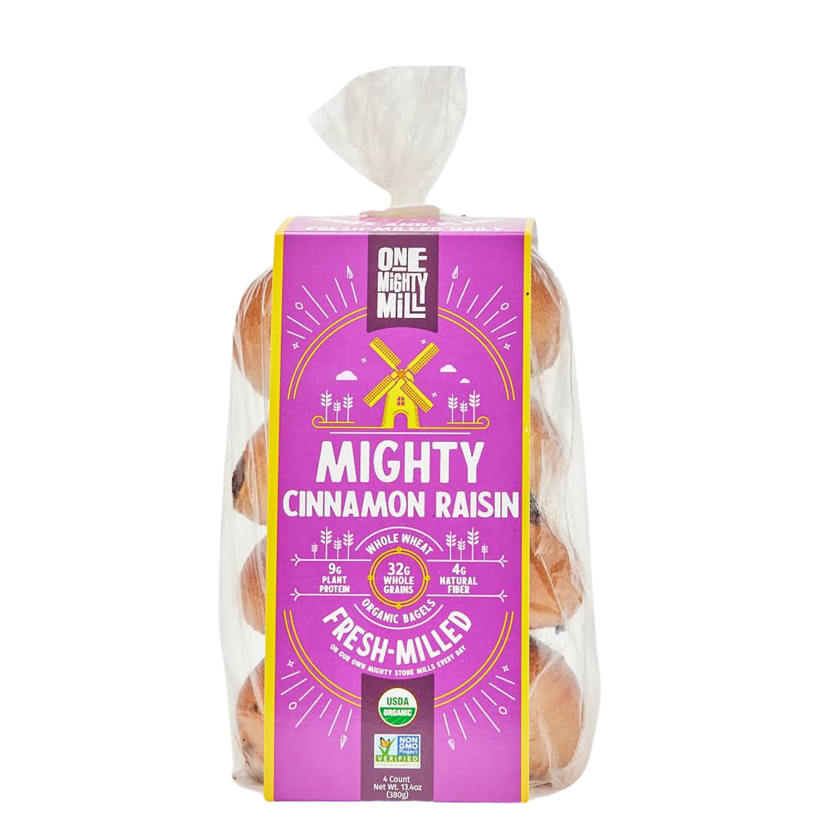 Plain Bagels - Made with Organic Whole Wheat - 4ct – One Mighty Mill